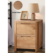 (Bedside Only) Bedroom Furniture Trio Set Oak Effect