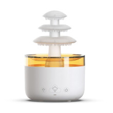 Cloud Rain Air Humidifier Essential Oil Aromatherapy Diffuser Mute Mist Air Humidifier with 7 Colorful Light EU Plug A