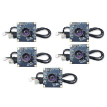 5Pcs 100 Degree Camera Module 1MP OV9732 1280x720 USB Free Driver Manual Focus with 2 Meter USB Cable for WinXP/7/8
