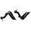 Motorcycle Handle Hand Guards Wind Protector Brush Bar Decoration Universal Grip Protect Cover Handlebar Handguard Black 3