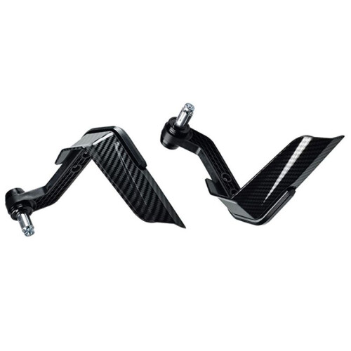 Motorcycle Handle Hand Guards Wind Protector Brush Bar Decoration Universal Grip Protect Cover Handlebar Handguard Black 2