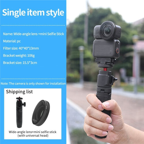 Wide-Angle Lens+ Selfie Stick for  OSMO  Wide Lens Filter for  OSMO  Action Camera Accessory 1