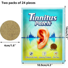 24Pcs Tinnitus Relief Patches for Ringing Ears - Natural Herbal Earache Treatment, Ear Pain Relief, Soothing Itchiness, and Hearing Loss 2025