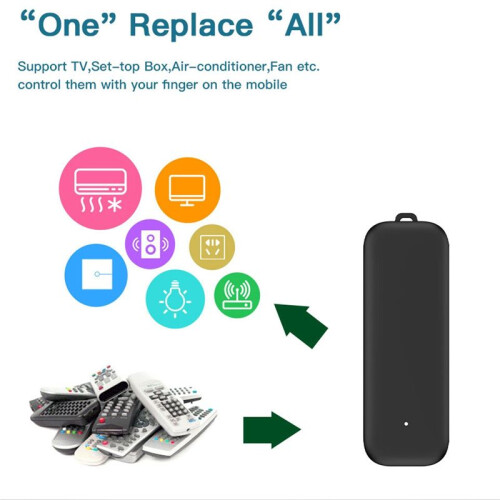 Tuya Zigbee  IR Remote Controller Universal Wireless Voice Remote Control for TV DVD AC Works for Alexa  Home 1