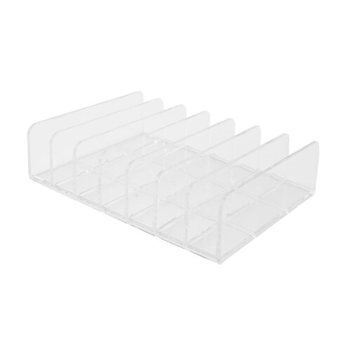 Acrylic CD/DVD Storage Rack Transparent Organizer Stand Display Holder for CD/DVD, Holds Multiple Discs