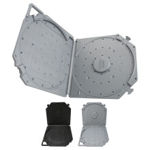 10 Inch Empty Tape Reel Storage Box Scratch Resist Full Protection Open Reel Sound Tape Box for Sound Tapes Grey