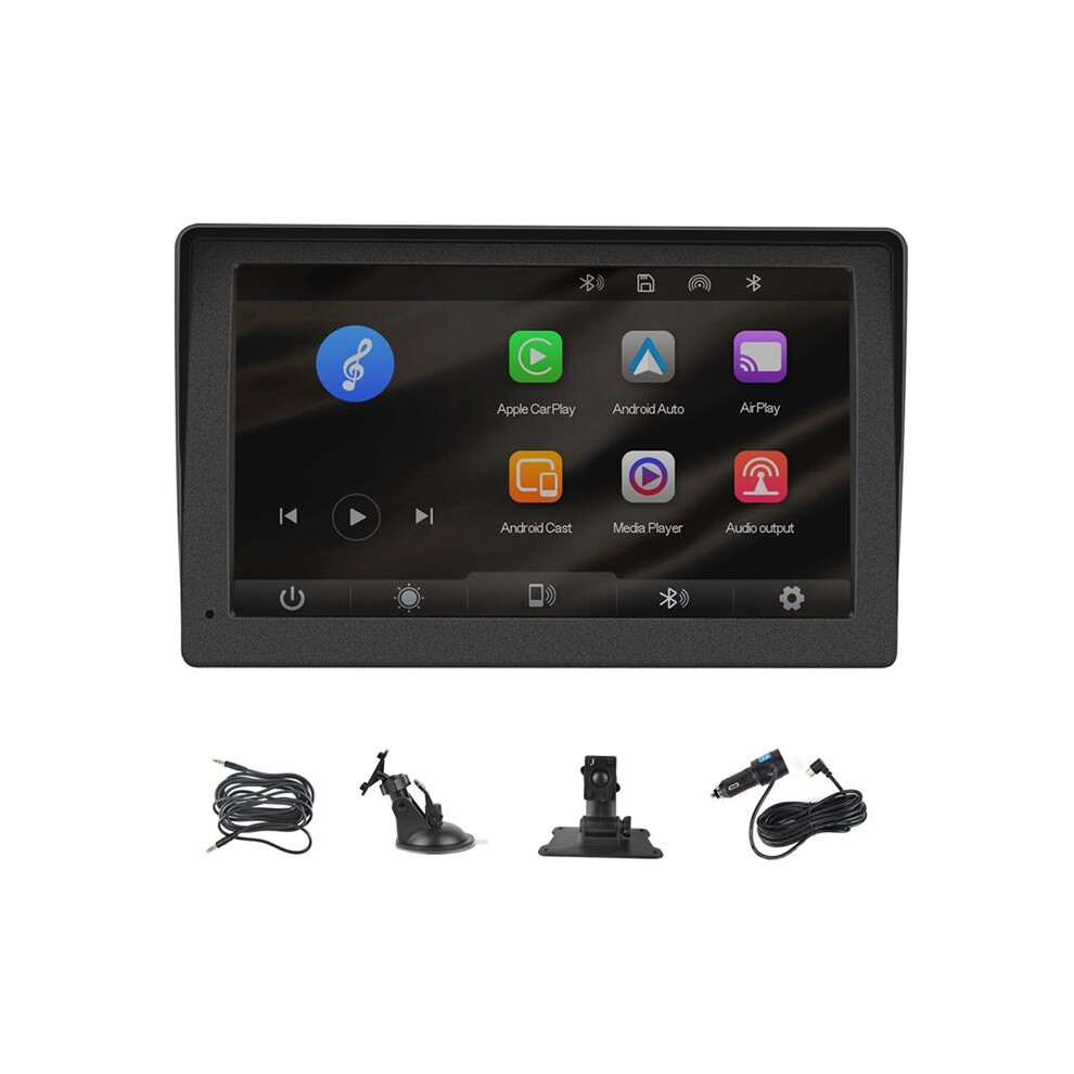 Portable Car Stereo Wireless Carplay Android Auto,7 Inch Car Radio With Hands-Free/Mirror Link/Navigation/Aux 4713593871495