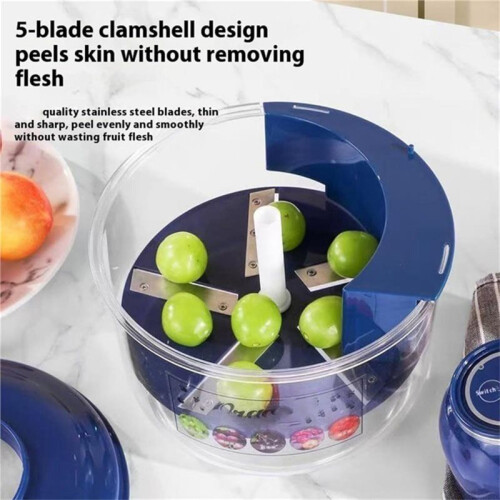 Electric Grape Garlic Peeler Machine Fruit Peeling Tool for Garlic Tomato  Saving Easy Operation for Home Kitchen 2