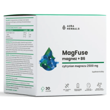 Aura Herbals Magfuse: Magnez + B6 30 Saszetek