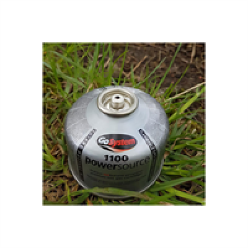 GoSystem Butane Propane Threaded Mix Gas Cartridge 100g Silver 2