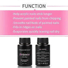 2Pcs Nail Gel Nail Polish UV LED Soak Off Nail Varnish Nail Gels Top Base Coat Gels