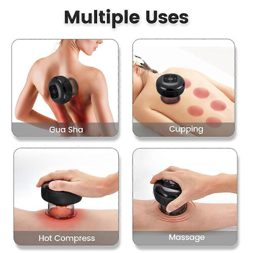 (B-Blue) Electric Vacuum Cupping Massager Cupping Therapy