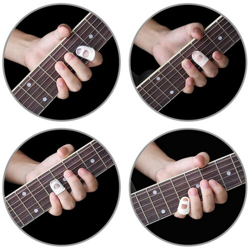 400 Pcs Fingertip Protectors, 5 Sizes Ukulele Finger Caps,for Guitar Ukulele Stringed Instruments 2