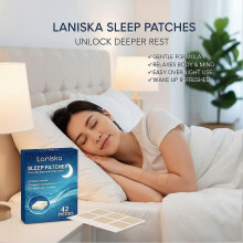 LANISKA Sleep Patches 42pcs - Herbal Night Time Rest Aid for Comfortable Sleep