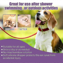 2pcs Pet Clean Ear Powder Cat Dog Grooming Ear Canal Clean Care Liquid Pets Ears Care
