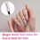 (Solid Patch Adhesive) Lulou Magic Solid Nail Glue Kit 3-in-1 Nail Art Kits For Nail Tip Press On Nails 1
