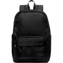 Sac à dos scolaire et urbain 18L noir avec compartiment ordinateur 13 pouces, robuste et imperméable pour sport et