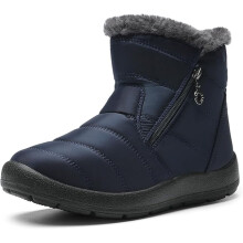 DREAM PAIRS Damen Winterstiefel Schneestiefel Warm Wasserdicht Dunkelblau 41 — dream pairs schneestiefel, damen winter schneestiefel