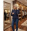 Tuopuda Damen Pullover Langarmshirt Rundhals Ausschnitt Dunkelblau L — damenbluse, damenpullover, tuopuda pullover, marineblaue bluse 6