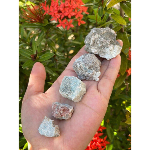 Larimar Rough Natural Stones, 0.75-2" Raw Larimar, Rough Larimar