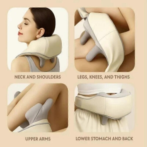 (White) Massager Lymphatic, Adjustable Heat and Massage Speed,Rechargeable Portable 1