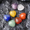 Chakra Crystal Stones Heart Shape Set for 28Pcs 2