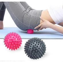 Set Of 2 Hedgehog Ball Set with Nubs, Hedgehog Ball, Massage Balls for Back, Legs, Feet And Hands Muscle Massage