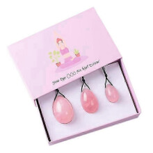Yoni Eggs Jade Stone Egg To Train Pc Muscles for Women,Pink Yt 3Pcs/Set