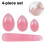 (pink) Muscle Training Eggs for Pelvic Floor Muscles Exercise Jade Collection 1