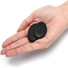 10 Pieces Massage Natural Insulating Basalt 1.18" x 1.57" Wellness Heating Stone