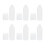 6 Stuks Wortelkam Applicator Voor Haarverf Behandeling 10