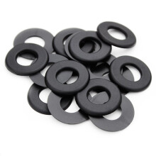 16St Zwarte PVC Foosball Washers, Premium Vervangingsonderdelen