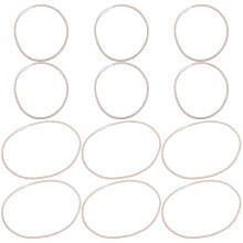 12St Duurzame Beige Microfoon Shockmount Rubberen Ringen Voor Opname