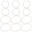 12St Duurzame Beige Microfoon Shockmount Rubberen Ringen Voor Opname 1