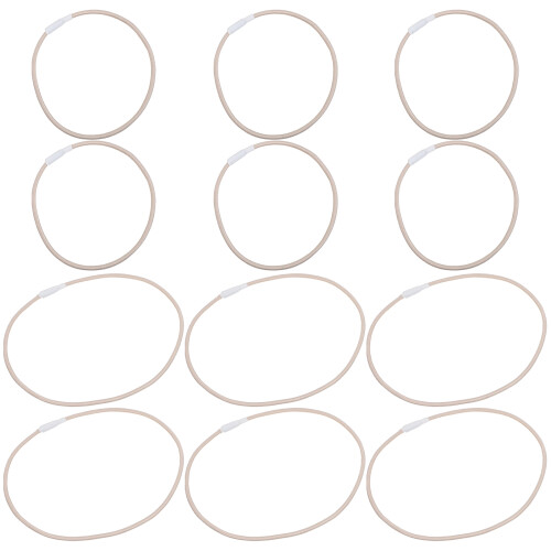 12St Duurzame Beige Microfoon Shockmount Rubberen Ringen Voor Opname