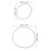 12St Duurzame Beige Microfoon Shockmount Rubberen Ringen Voor Opname 2