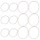 12St Duurzame Beige Microfoon Shockmount Rubberen Ringen Voor Opname 6