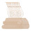 1Set Onvoltooide Graafmachine Schijven Beige Voor Decoratie 10