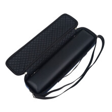 1Pièces Sac De Transport Flûte En Cuir Noir, Résistant Et Portable