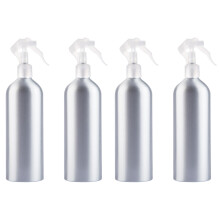4Pièces Vaporisateur Aluminium Reutilisable Portable Pour Cosmétiques