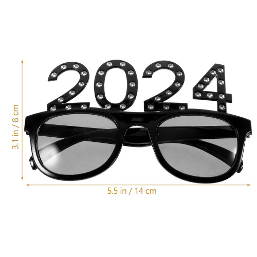 Number Bril 2024 Nieuwjaarsfeest Grappige Partyspullen 1