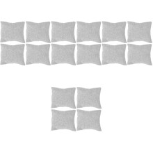 16Pièces Supports Montre Tissu Gris Pour Exposition