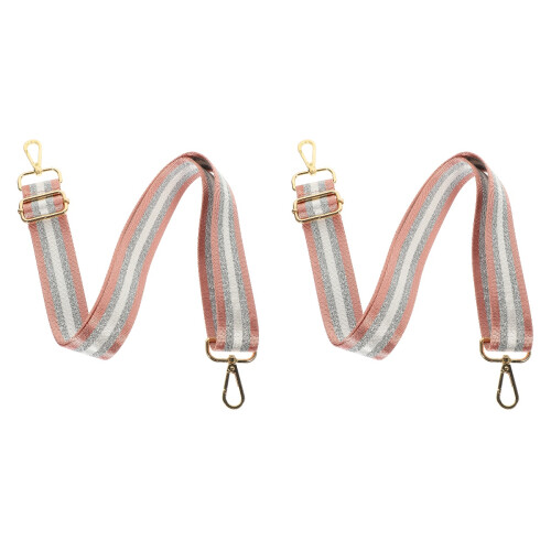2St Verstelbare Roze Schouderriemen Tas Accessoires