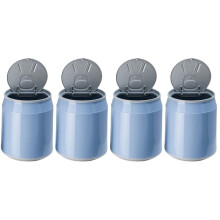 4Pièces Corbeille Mini Ciel Pour Bureau Couvercle