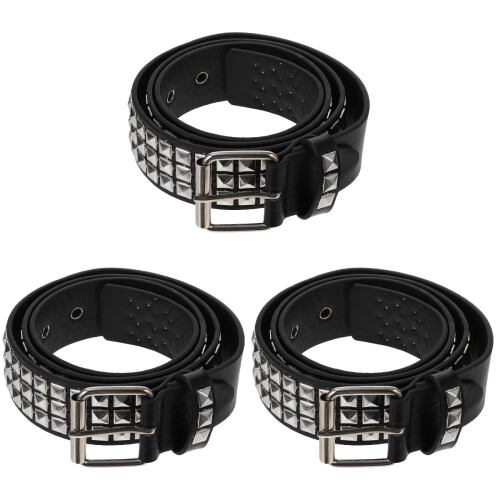 3Pièces Taille Métal Style Punk Confortable Et Ajustable