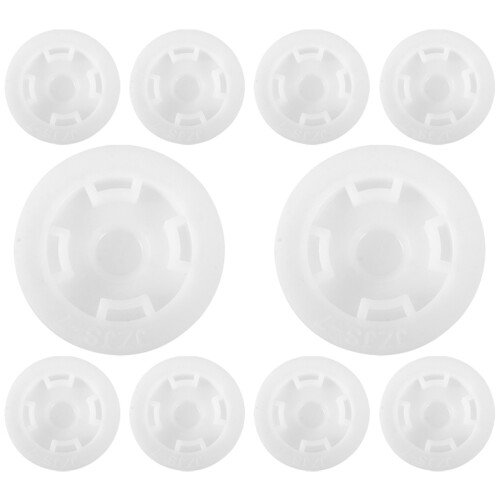 10Pièces Couvercles Plastique Blancs Anti- Pour Barils 200L