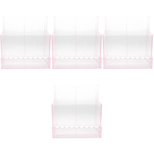 4Pièces Rangement Rose Pour Machine À Polir Ongles Et