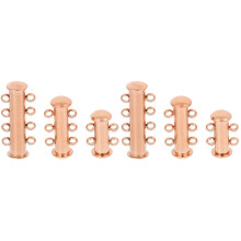 6Pièces Fermoirs Rose Pour Collier Bracelet DIY Durable