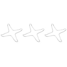 3Pièces Support Petite Poêle Argent Haute Température Résistant