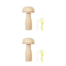 2Ensembles Outil De Reprise En Bois Pour Tricots VĂŞtements